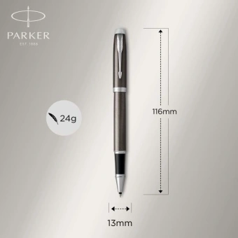 Ручка роллер Parker IM Core T321 (1931664) Dark Espresso CT F черн. черн. подар.кор. - купить недорого с доставкой в интернет-магазине