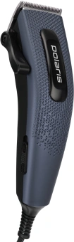 Машинка для стрижки Polaris PHC 0954 синий/черный 9Вт (насадок в компл:4шт) - купить недорого с доставкой в интернет-магазине