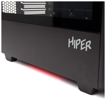 Корпус Hiper PB81 черный без БП ATX 4x120mm 2xUSB2.0 2xUSB3.0 audio bott PSU - купить недорого с доставкой в интернет-магазине