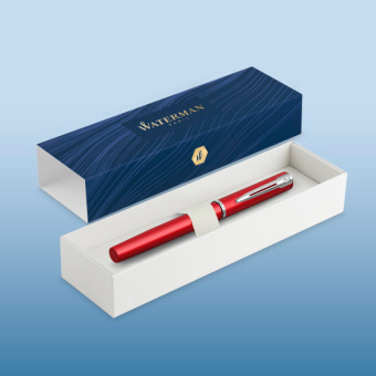 Ручка перьев. Waterman Graduate Allure (CW2068194) LaqRed CT F сталь нержавеющая подар.кор. - купить недорого с доставкой в интернет-магазине