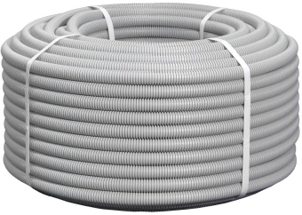 Труба гофр. гибкая ПВХ NTSS NTSS-TGS25 внеш.D=25мм 50м сер. - купить недорого с доставкой в интернет-магазине