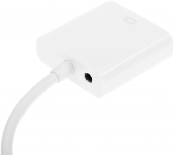 Переходник аудио-видео Premier 5-983 HDMI (m)/VGA (f)/Jack 3.5 (f) 0.15м. белый - купить недорого с доставкой в интернет-магазине