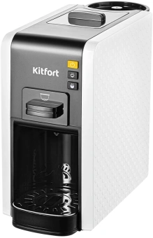 Кофеварка рожковая Kitfort КТ-7467 1100Вт белый/черный - купить недорого с доставкой в интернет-магазине