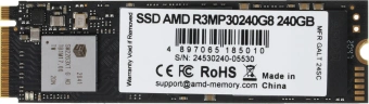 Накопитель SSD AMD PCIe 3.0 x4 240GB R3MP30240G8 Radeon M.2 2280 - купить недорого с доставкой в интернет-магазине