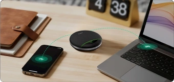 Спикерфон Yealink черный (SP96 WITH DONGLE UC USB-C/A) - купить недорого с доставкой в интернет-магазине
