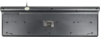 Клавиатура Оклик 480M черный/серый USB slim Multimedia (1067199) кабель 1.5м - купить недорого с доставкой в интернет-магазине