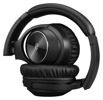 Гарнитура накладные Digma BT-20 ANC черный беспроводные bluetooth оголовье (BT20) - купить недорого с доставкой в интернет-магазине