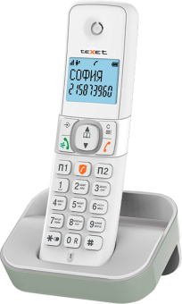 Р/Телефон Dect Texet TX-D5605A белый автооветчик АОН - купить недорого с доставкой в интернет-магазине