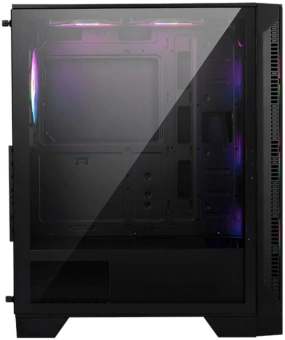 Корпус MSI MAG Forge 120A черный без БП ATX 2x120mm 2xUSB3.0 audio bott PSU - купить недорого с доставкой в интернет-магазине