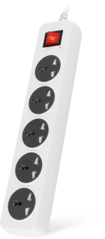 Сетевой фильтр Buro 500UNH-5-WG 5м (5 розеток) белый/серый (коробка) - купить недорого с доставкой в интернет-магазине