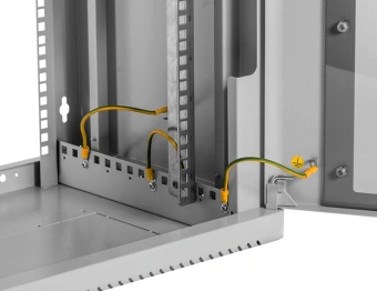 Шкаф коммутационный ЦМО (ШРН-9.500) настенный 9U 600x529мм пер.дв.стекл 200кг серый 470мм 180град. - купить недорого с доставкой в интернет-магазине