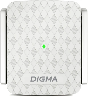 Повторитель беспроводного сигнала Digma D-WR400 AC1200 10/100BASE-TX/Wi-Fi белый - купить недорого с доставкой в интернет-магазине
