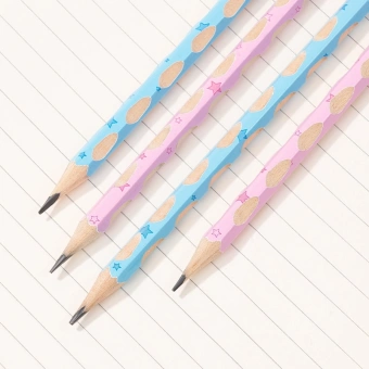 Карандаш ч/г Deli EC055-HB 2.2мм HB шестигран. липа ассорти ластик - купить недорого с доставкой в интернет-магазине