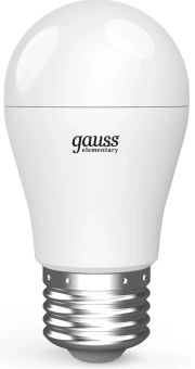 Лампа светодиодная Gauss Basic 10502132 13Вт цок.:E27 шар 220B св.свеч.теп.св./дневн. (упак.:1шт) - купить недорого с доставкой в интернет-магазине