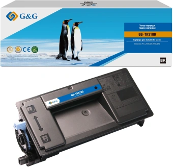 Картридж лазерный G&G GG-TK3100 TK-3100 черный (12500стр.) для Kyocera FS-2100D/2100DN - купить недорого с доставкой в интернет-магазине