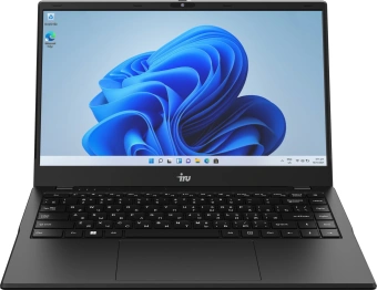 Ноутбук IRU Planio 14ING N100 8Gb SSD256Gb Intel Iris Xe graphics 14" IPS FHD (1920x1080) Windows 11 Professional black 6000mAh (2059098) - купить недорого с доставкой в интернет-магазине