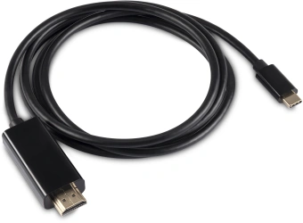 Кабель-переходник аудио-видео Buro USB Type-C (m)/HDMI (m) 1.5м. черный (BU-TYPEC-HDMI-1.5M) - купить недорого с доставкой в интернет-магазине