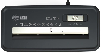 Шредер Cactus CS-SH-P2 черный (секр.Р-2) ленты 6лист. 10лтр. скобы пл.карты - купить недорого с доставкой в интернет-магазине