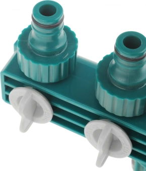 Распределитель Raco 4250-55258C Д.вх.1/2" Д.вых.3/4" зеленый/белый - купить недорого с доставкой в интернет-магазине