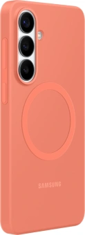 Чехол (клип-кейс) Samsung для Samsung Galaxy S26+ Silicone Magnet Case with MagSafe коралловый (EF-ES947COEGRU) - купить недорого с доставкой в интернет-магазине