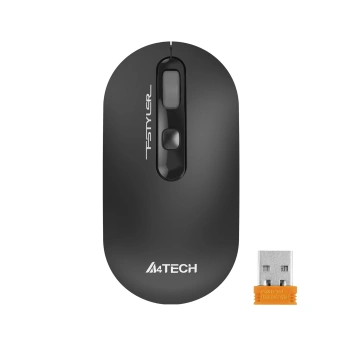 Мышь A4Tech Fstyler FG20 серый оптическая 2000dpi беспров. USB для ноутбука 4but (FG20 GREY) - купить недорого с доставкой в интернет-магазине