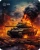 Коврик для мыши Cactus Burning tank рисунок 300x250x3мм (CS-MPC-D04M) - цена, купить или заказать с доставкой в интернет-магазине Коврик для мыши Cactus Burning tank рисунок 300x250x3мм (CS-MPC-D04M) - купить недорого с доставкой в интернет-магазине
