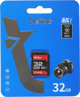 Флеш карта SDHC 32GB Netac NT02P600STN-032G-R P600 w/o adapter - купить недорого с доставкой в интернет-магазине