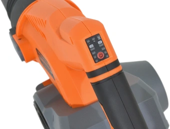 Воздуходувка-пылесос Carver СBV 01BL40-240 400Вт пит.:от аккум. оранжевый/черный - купить недорого с доставкой в интернет-магазине