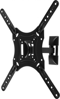Кронштейн для телевизора Ultramounts UM868 черный 23"-55" макс.35кг настенный поворот и наклон - купить недорого с доставкой в интернет-магазине