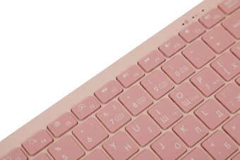 Клавиатура A4Tech Fstyler FBX51C розовый USB беспроводная BT/Radio slim Multimedia (FBX51C PINK) - купить недорого с доставкой в интернет-магазине