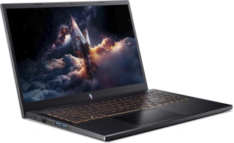Ноутбук Acer Nitro V 15 ANV15-52-5546 Core 5 210H 16Gb SSD512Gb NVIDIA GeForce RTX5050 8Gb 15.6" IPS FHD (1920x1080) без ОС black WiFi BT Cam (NH.QZ7CD.00B) - купить недорого с доставкой в интернет-магазине
