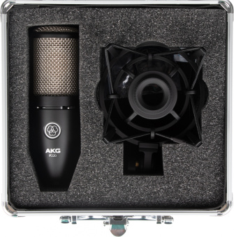 Микрофон проводной AKG P220 черный - купить недорого с доставкой в интернет-магазине