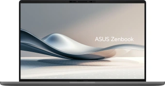 Ноутбук Asus Zenbook A14 UX3407QA-QD267W Snapdragon X X1-26-100 16Gb SSD512Gb Qualcomm Adreno 14" OLED WUXGA (1920x1200) Windows 11 Home grey WiFi BT Cam Bag (90NB1502-M00DN0) - купить недорого с доставкой в интернет-магазине