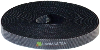 Хомут-липучка Lanmaster LAN-VCS5M-BK 5000x10мм (упак:1шт) полиамид черный - купить недорого с доставкой в интернет-магазине