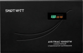 Стабилизатор напряжения Smartwatt AVR Triac 10000TW 10000ВА черный - купить недорого с доставкой в интернет-магазине
