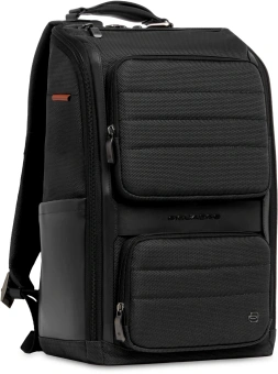 Рюкзак мужской Piquadro Oberon CA7278W150/N черный нейлон/натур.кожа - купить недорого с доставкой в интернет-магазине
