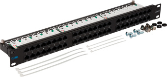 Патч-панель Lanmaster TWT-PP48/1U-U6 19" 1U 48xRJ45 кат.6 UTP - купить недорого с доставкой в интернет-магазине