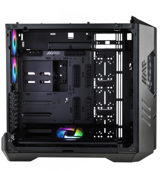 Корпус Cooler Master HAF700 черный без БП E-ATX 5x120mm 4x200mm 4xUSB3.0 audio bott PSU - купить недорого с доставкой в интернет-магазине
