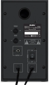 Колонки Sven SPS-621 2.0 черный 28Вт BT - купить недорого с доставкой в интернет-магазине