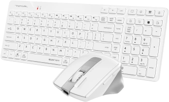 Клавиатура + мышь A4Tech Fstyler FB2800C Air2 White клав:белый/серый мышь:белый/серый USB беспроводная Bluetooth/Радио slim - купить недорого с доставкой в интернет-магазине