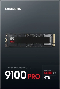 Накопитель SSD Samsung PCIe 5.0 x4 4TB MZ-VAP4T0BW 9100 Pro M.2 2280 - купить недорого с доставкой в интернет-магазине