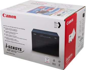 МФУ лазерный Canon i-Sensys MF3010 bundle A4 черный (в комплекте: + картридж) - купить недорого с доставкой в интернет-магазине