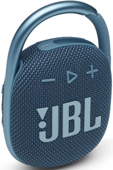 Колонка порт. JBL Clip 4 синий 5W 1.0 BT 15м 500mAh (JBLCLIP4BLU) - купить недорого с доставкой в интернет-магазине