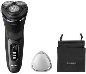 Бритва роторная Philips Series 3000 S3244/12 реж.эл.:3 питан.:аккум. серый - купить недорого с доставкой в интернет-магазине