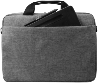 Сумка для ноутбука 14" Portcase KCB-164 серый полиэстер (KCB-164 GREY) - купить недорого с доставкой в интернет-магазине