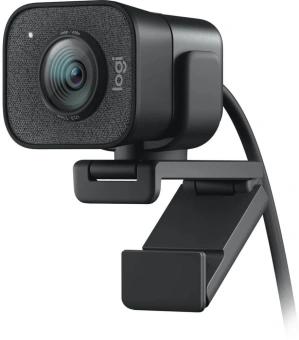Камера Web Logitech StreamCam черный (1920x1080) USB Type-C с микрофоном (960-001282) - купить недорого с доставкой в интернет-магазине