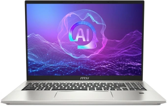 Ноутбук MSI Prestige A16 AI+ A3HMG-083RU Ryzen AI 9 365 32Gb SSD1Tb AMD Radeon 880M 16" OLED UHD+ (3840x2400) Windows 11 Home silver WiFi BT Cam (9S7-159K32-083) - купить недорого с доставкой в интернет-магазине