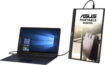 Монитор Asus 15.6" ZenScreen MB16ACV темно-серый IPS LED 16:9 глянцевая 250cd 178гр/178гр 1920x1080 60Hz FHD USB 0.83кг - купить недорого с доставкой в интернет-магазине