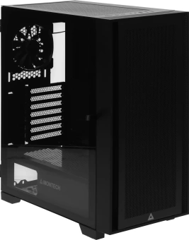 Корпус Montech Air 1000 Lite черный без БП ATX 1x120mm 3x140mm 1xUSB2.0 2xUSB3.0 audio bott PSU - купить недорого с доставкой в интернет-магазине