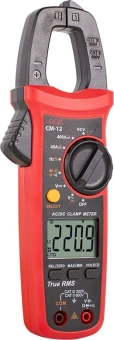 Клещи токоизмерительные RGK CM-12 цифр. измер.ток:переменный/постоянный красный/черный (776479) - купить недорого с доставкой в интернет-магазине
